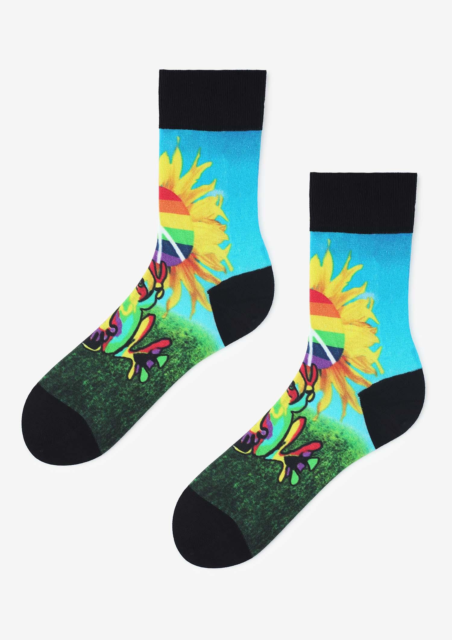 MEN SPECIAL HIPPIE FROG SOCKS