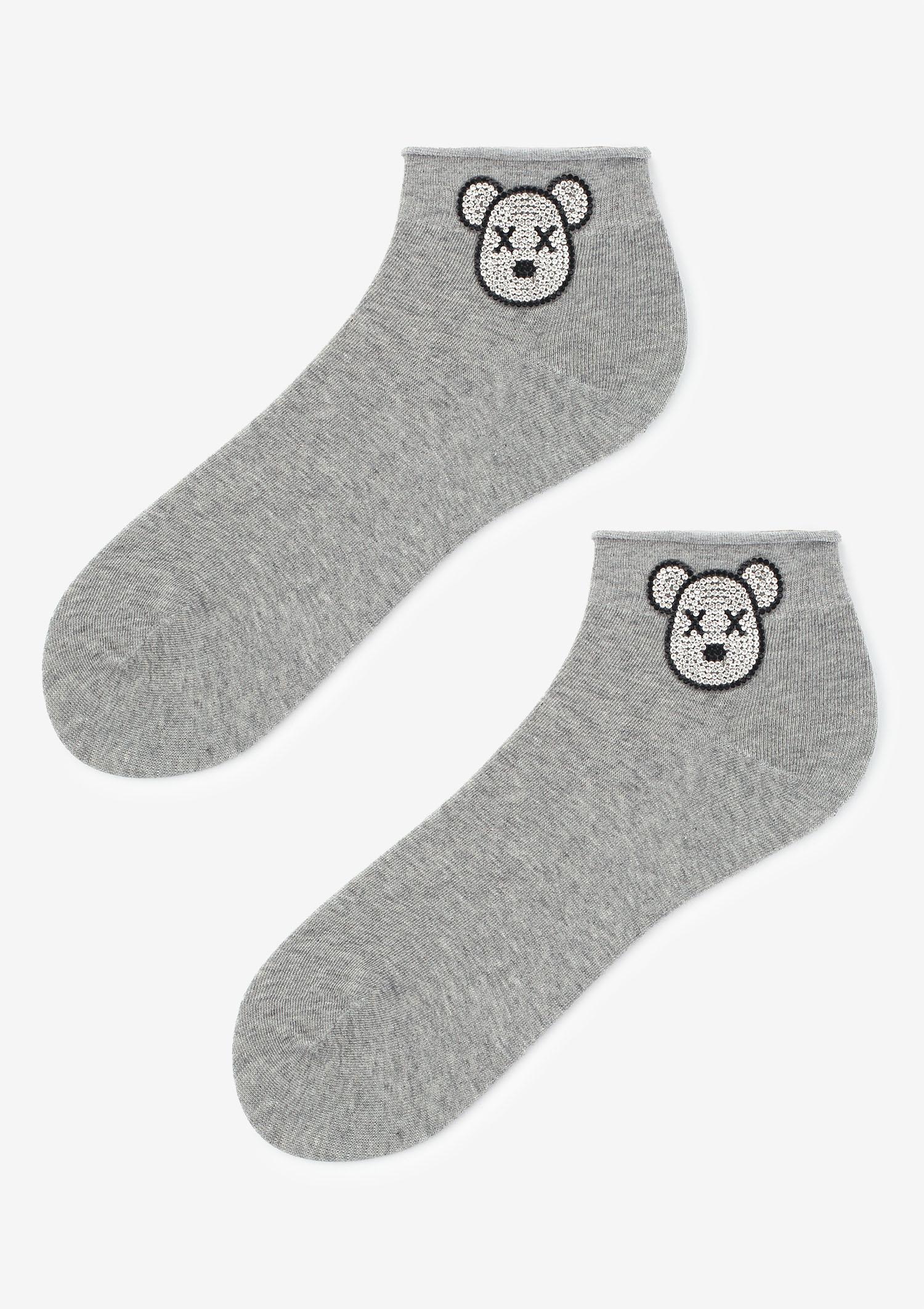COTTON CRAZY BEAR WOMEN'S SOCKS