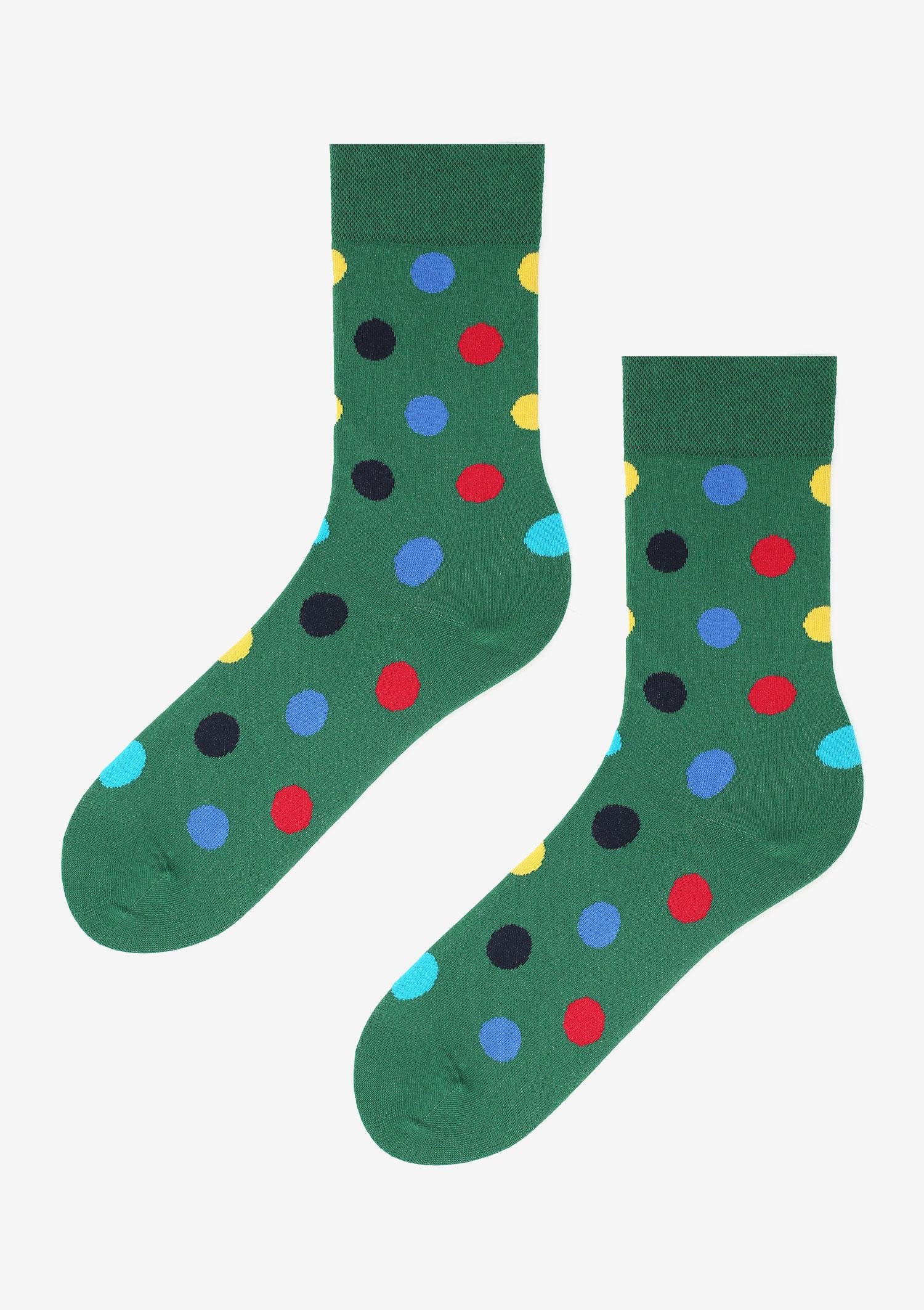 MEN COLOR DOTS SOCKS