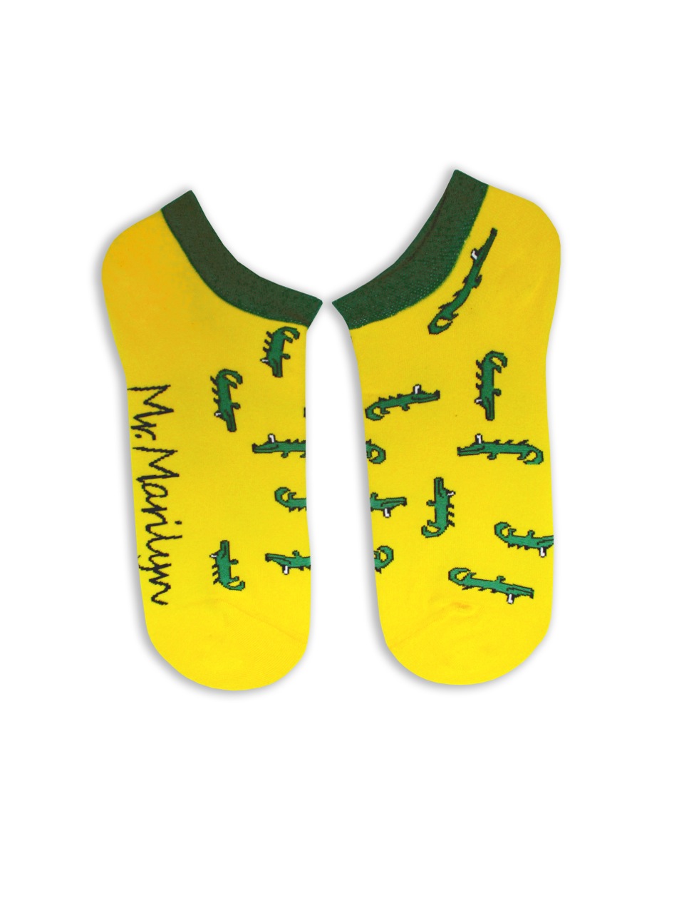 MEN FOOTIES CROCODILE SOCKS