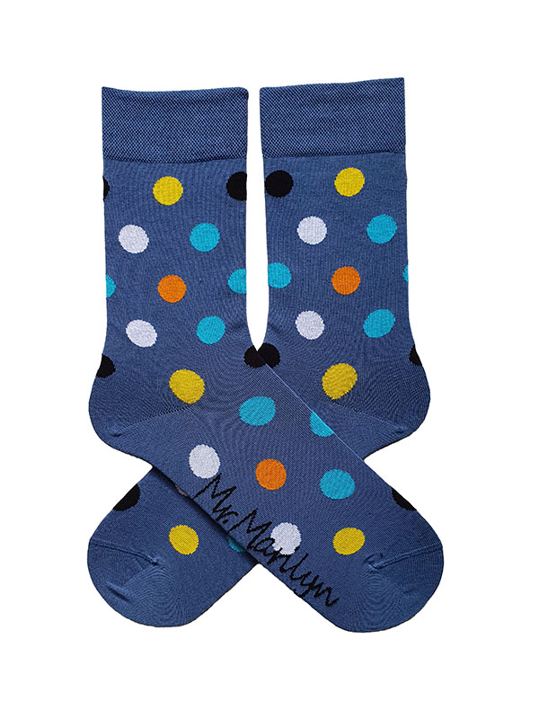 MEN COLOR DOTS SOCKS