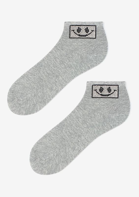 WOMEN'S COTTON SQUARE FACE SOCKS