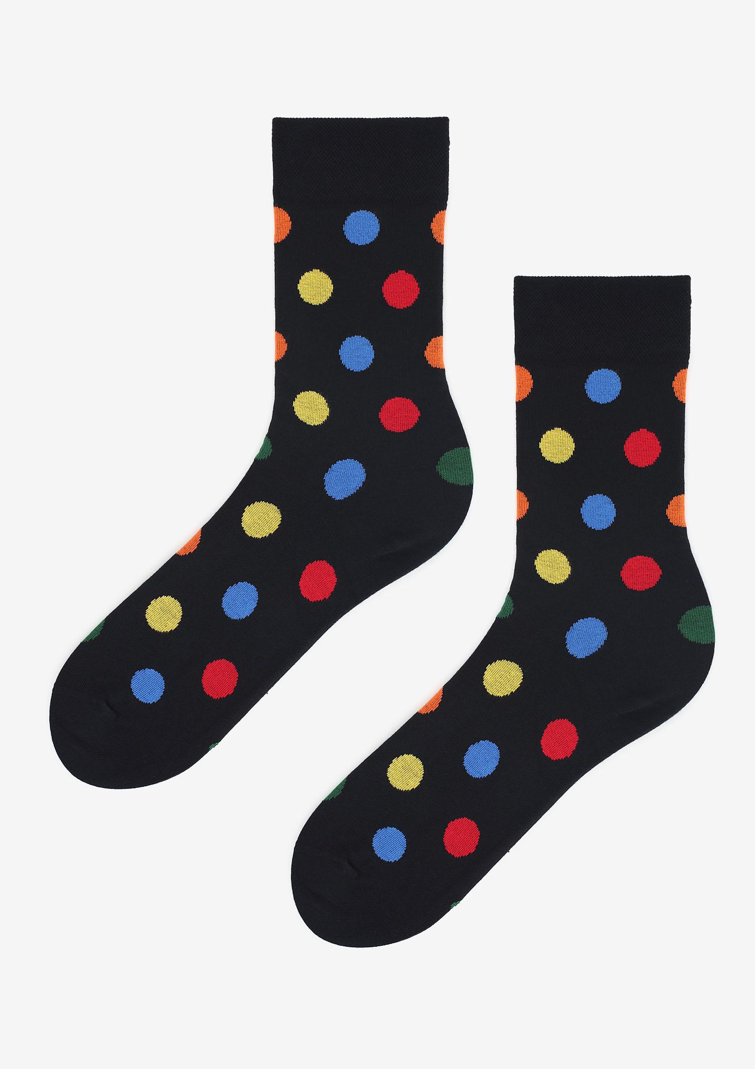 MEN COLOR DOTS SOCKS