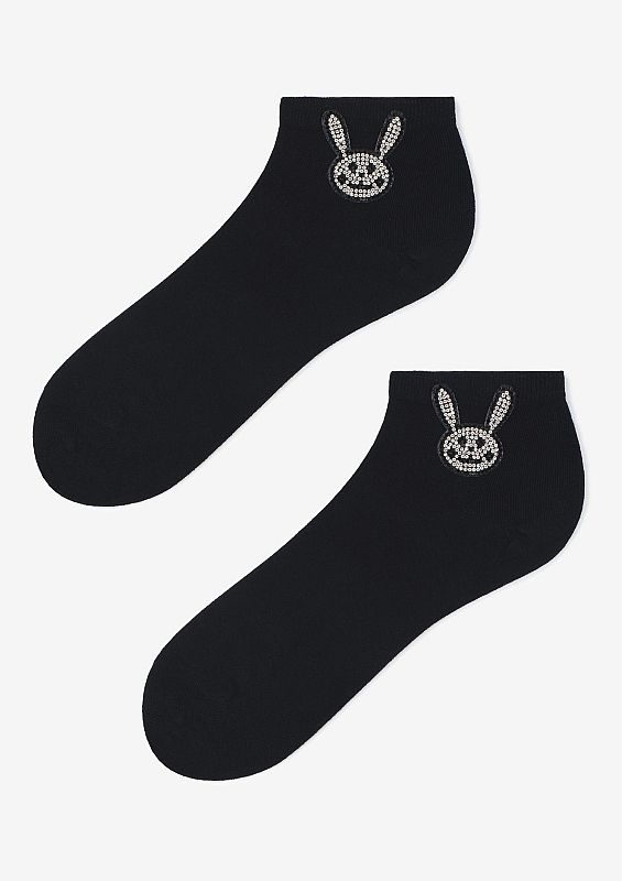 COTTON FUNNY BUNNY WOMEN'S SOCKS 01