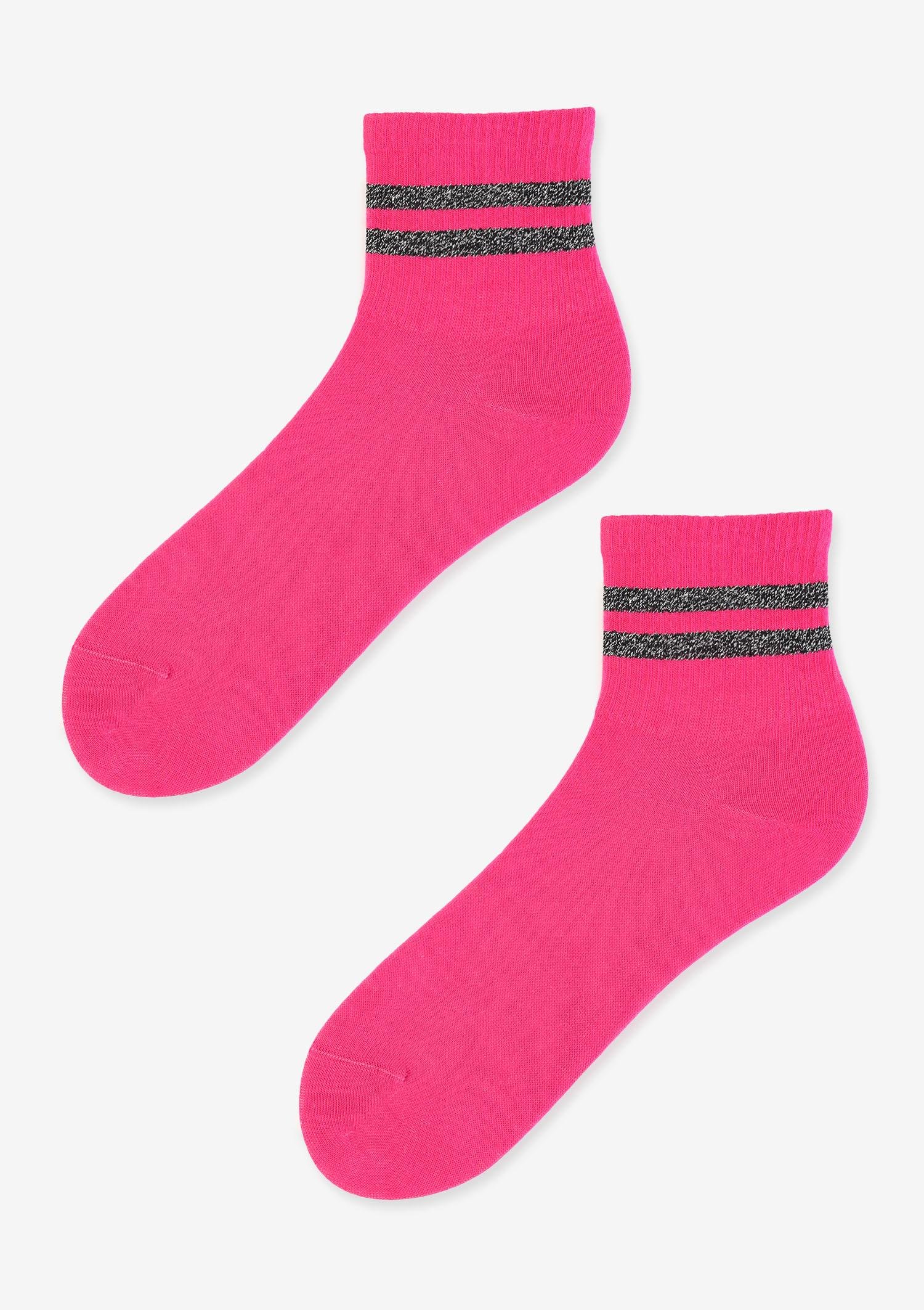 SKARPETKI DAMSKIE SC STRIPES LUREX
