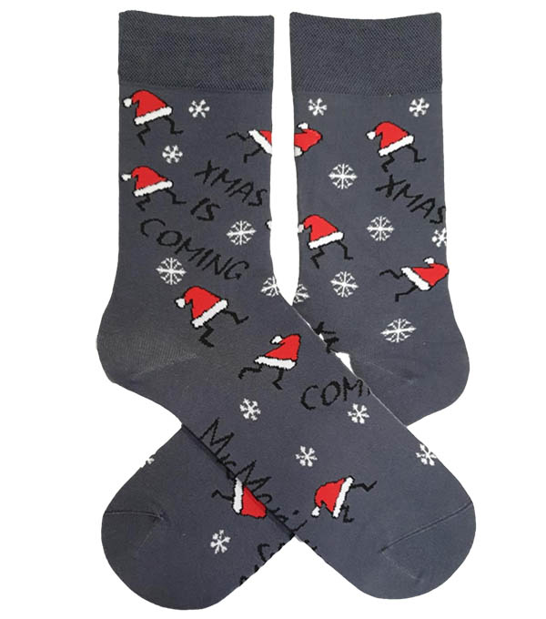 SOCKS MEN XMAS HAT
