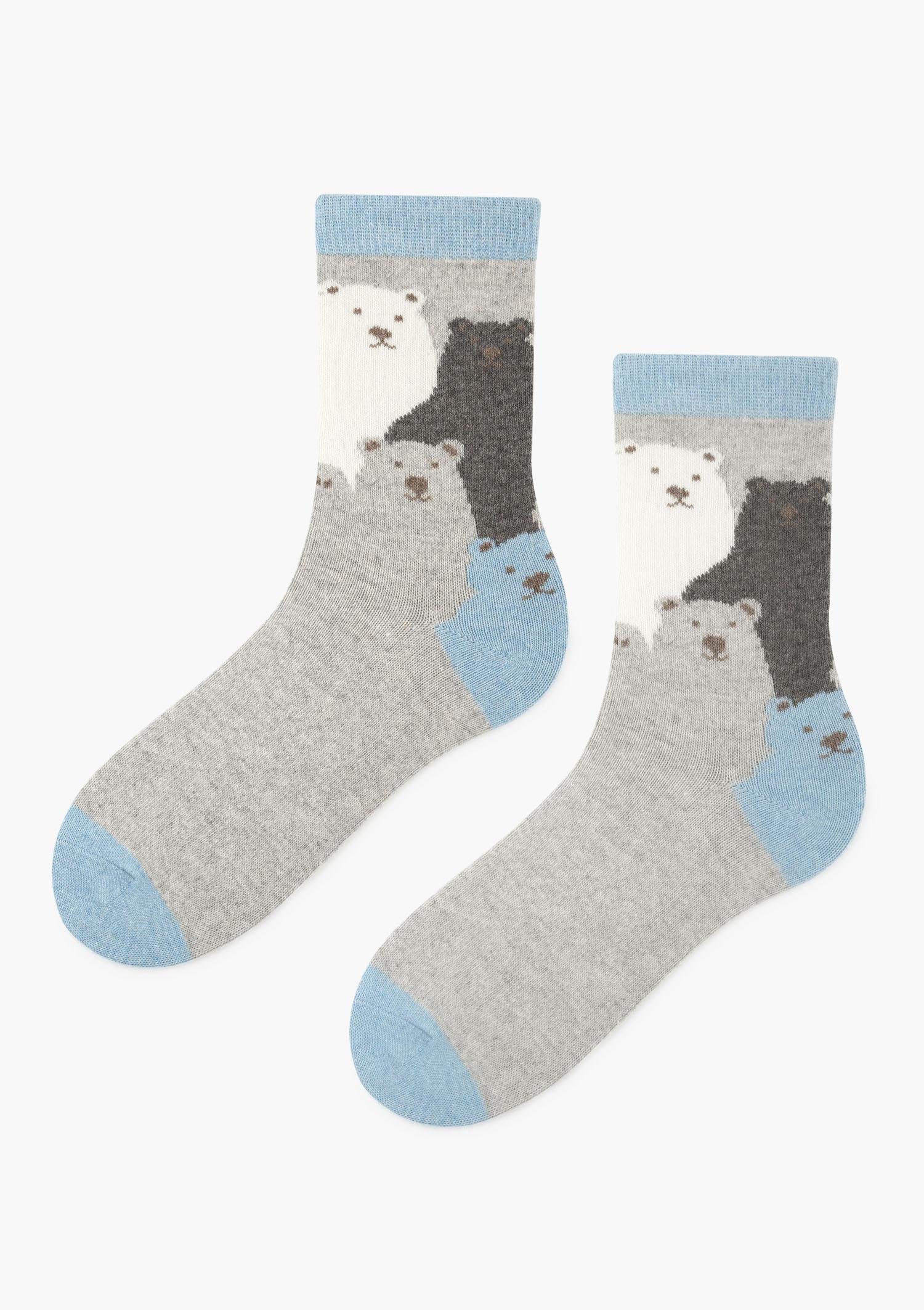 SKARPETKI ANGORA WOMEN NO TERRY D34