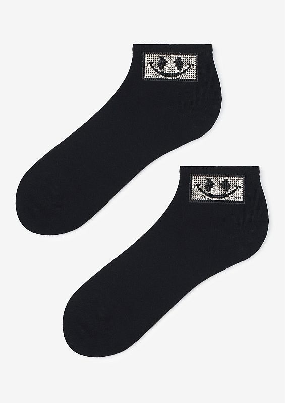 WOMEN'S COTTON SQUARE FACE SOCKS