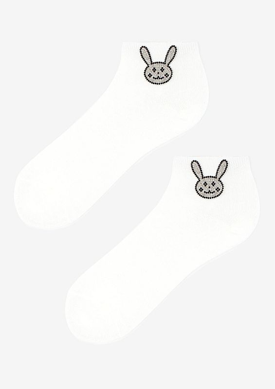 COTTON FUNNY BUNNY WOMEN'S SOCKS 01