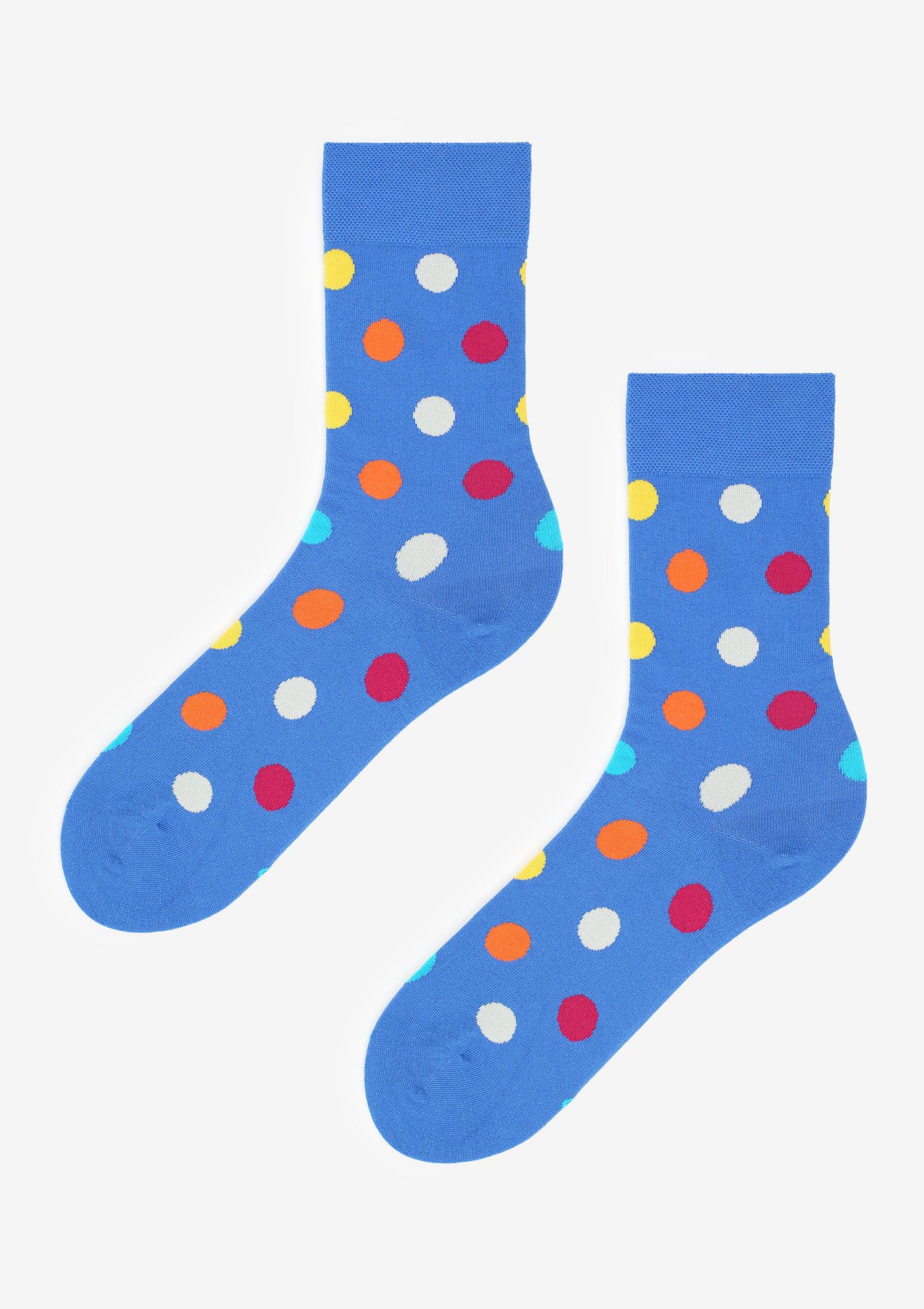 MEN COLOR DOTS SOCKS
