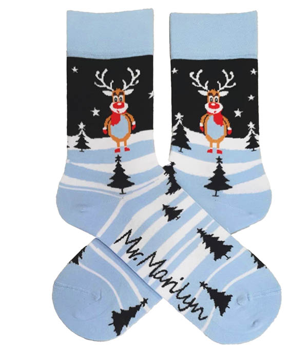 SOCKS MEN SANTA RUDOLPH