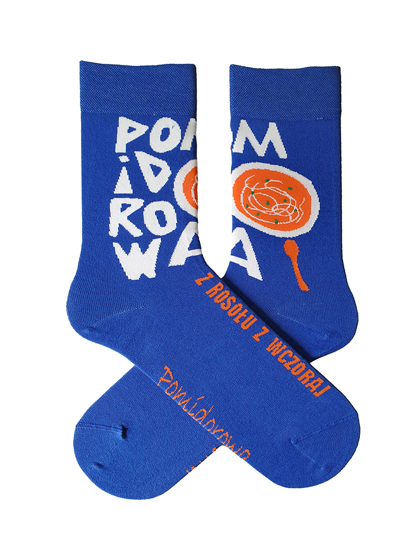 SKARPETKI MEN POMIDOROWA