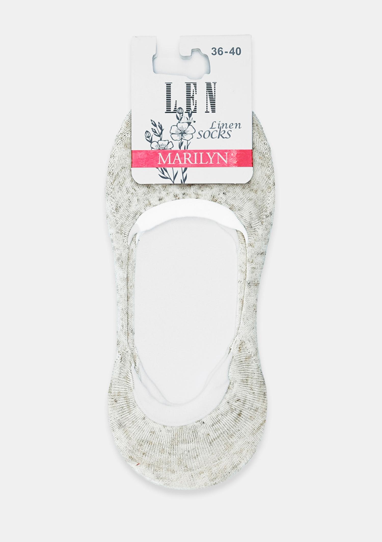 Leinen-Fußsocken für Damen