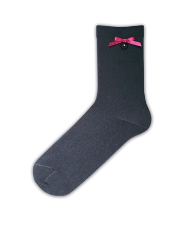 WOMEN'S RIBBON HEART SOCKS
