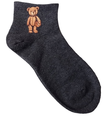 WOMEN'S COTTON FIT TEDDY SOCKS