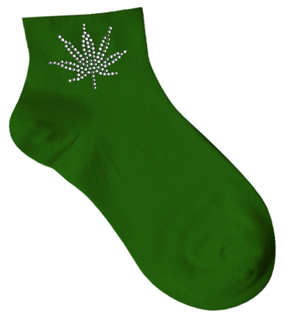 COTTON SILVER WEED WOMEN'S SOCKS