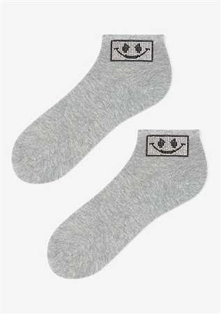 WOMEN'S COTTON SQUARE FACE SOCKS