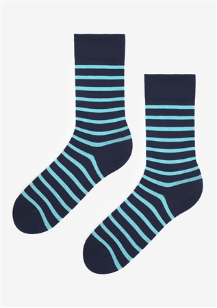MEN STRIPES OCEAN SOCKS