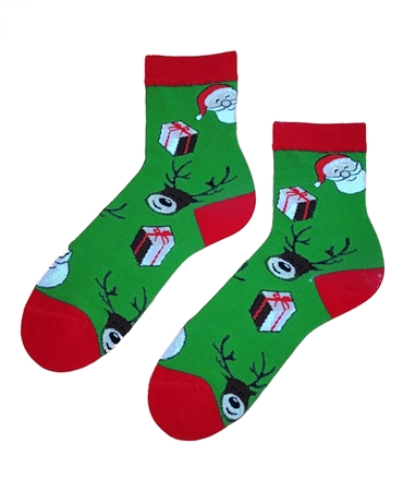 SANTA DEER WOMEN'S SOCKS 2