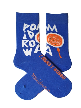 SKARPETKI MEN POMIDOROWA