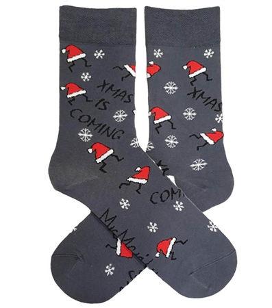 SOCKS MEN XMAS HAT