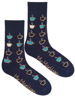 Мужские кофейные носки 2