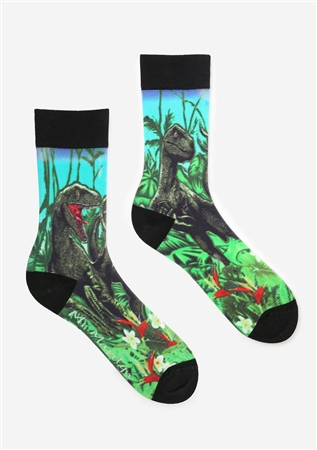 MEN SPECIAL DINO BLUE SOCKS