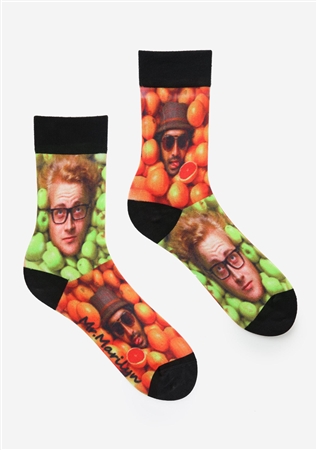 MEN SPECIAL FRUIT FACE SOCKS